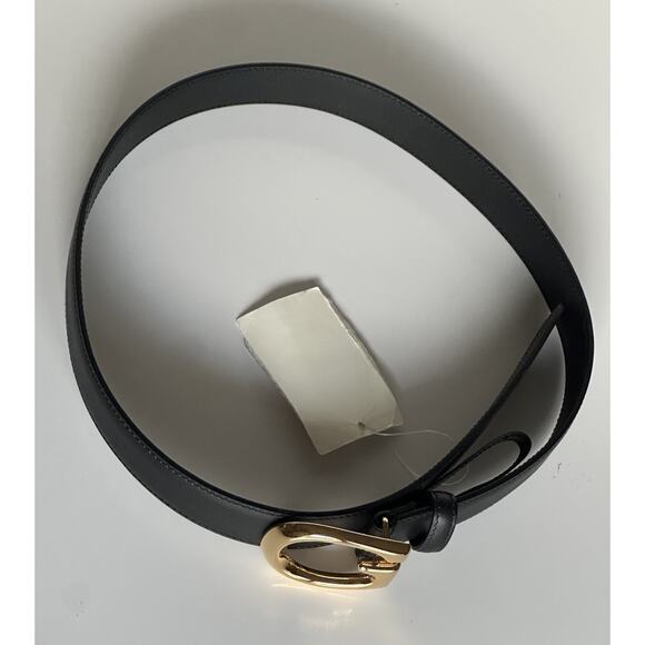 Gucci Selleria G-Buckle Women\'s Leather Belt Black 115/46 IT 655566 NWT main image 7